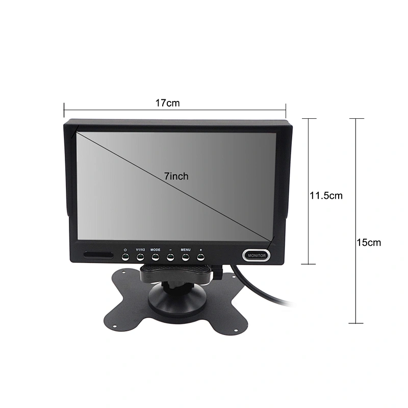 7inch AHD heavy duty stand alone IPS panel monitor for Trucks