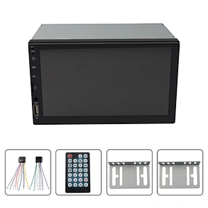 Full image touch screen support mirror link/FM/camera 2 din car radio MP5 Player