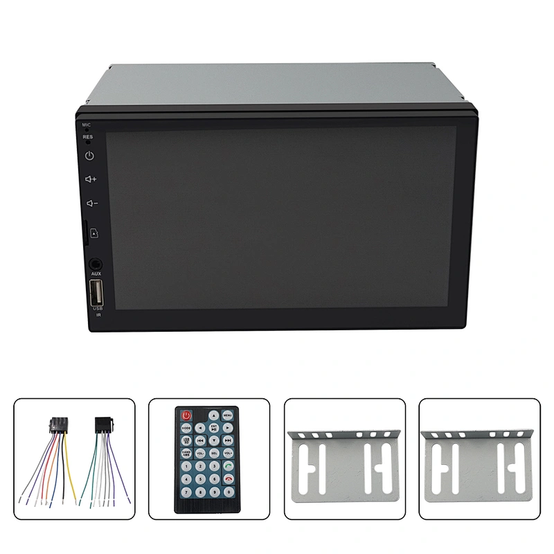 Full image touch screen support mirror link/FM/camera 2 din car radio MP5 Player