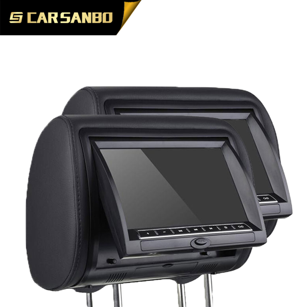 Supports DVD, CD headrest portable dvd player for car PAL, NTSC