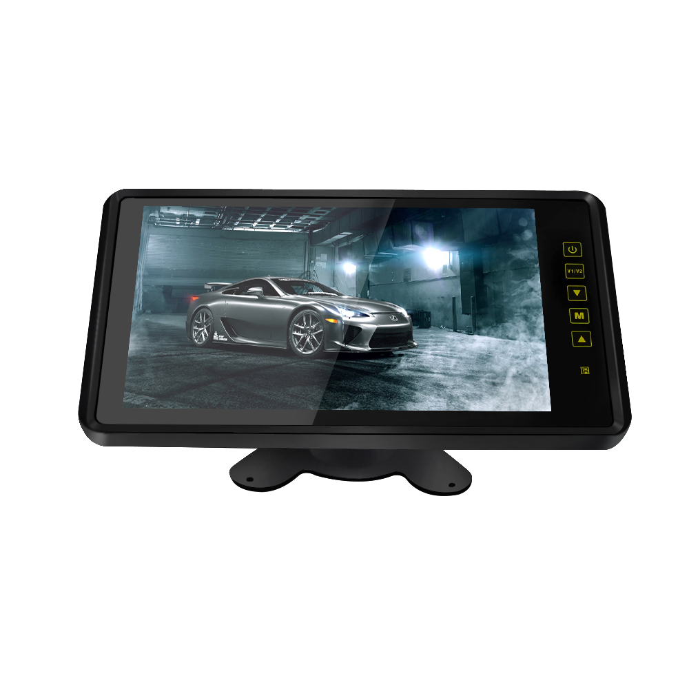 9inch HD touch key rear view mirror monitor with 59 solution