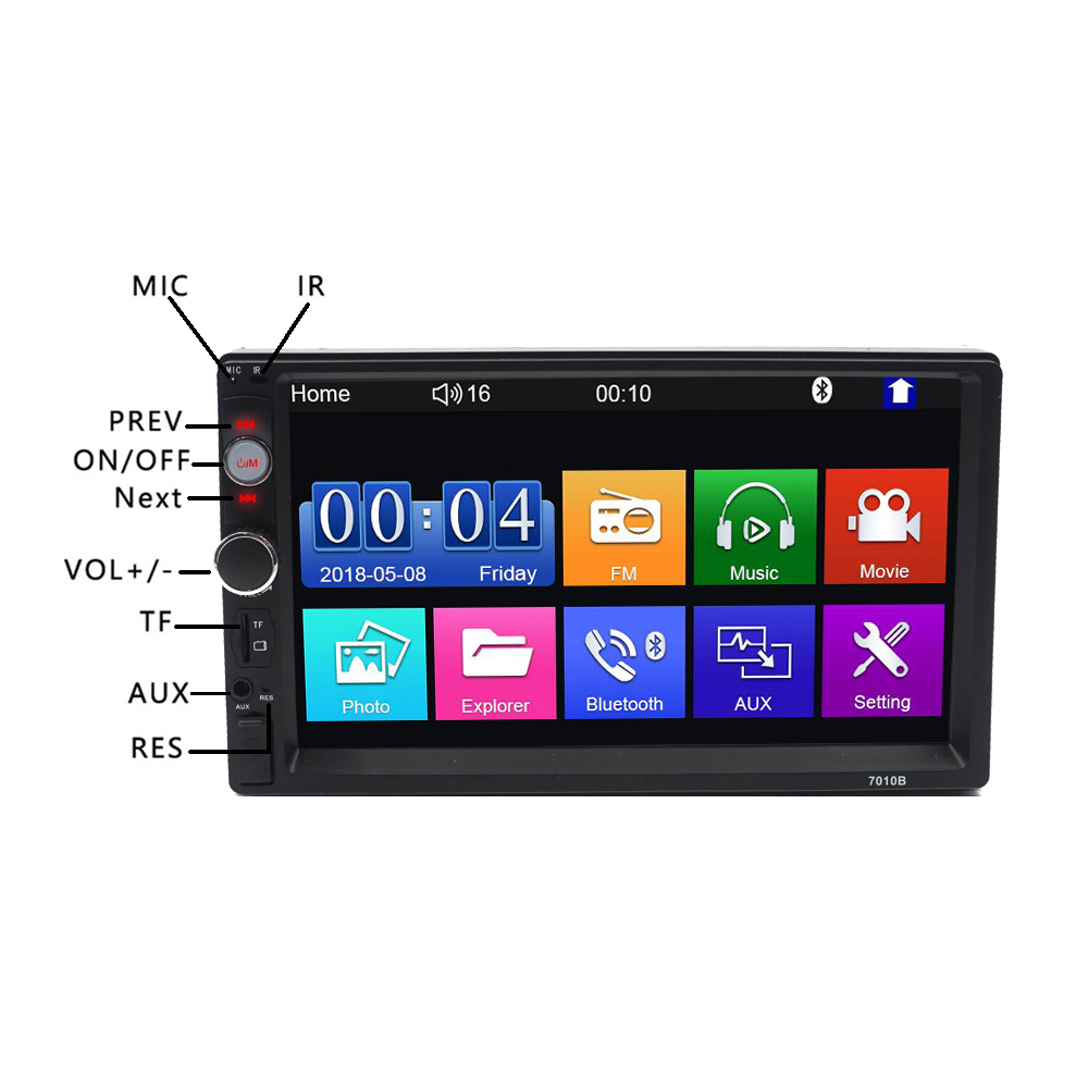 Carsanbo car mp5 player  MIrror Link and  touch screen Car Radio Video player