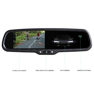 4.3inch OEM Rear-View mirror monitor with auto dimming function