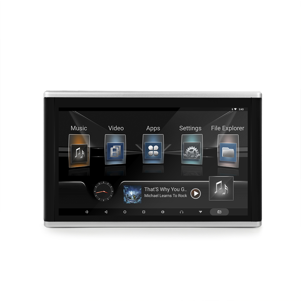 10.1inch IPS touch screen android 9.0 headrest monitor player