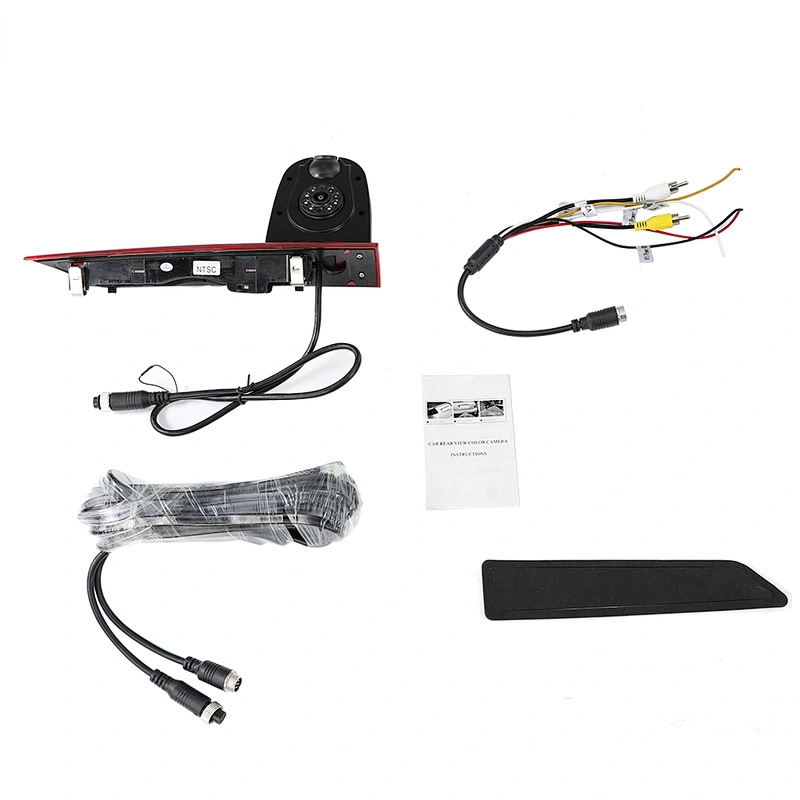 Dual lens 3rd oem brake light backup camera used for Ford Transit Custom 2012 2013 2014 2015