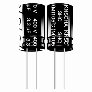 KNSCHA Aluminum Electrolytic Capacitor Radial Lead Type SHC 3.3UF 400V 5000H