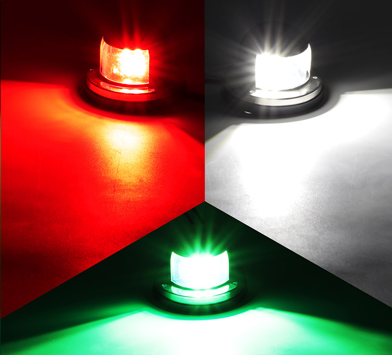 E-MARK boat navigation lights, marine led lights, navigation lights for small boats Design