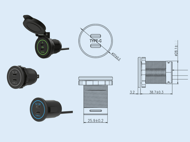 usb c car charger Manufacturer