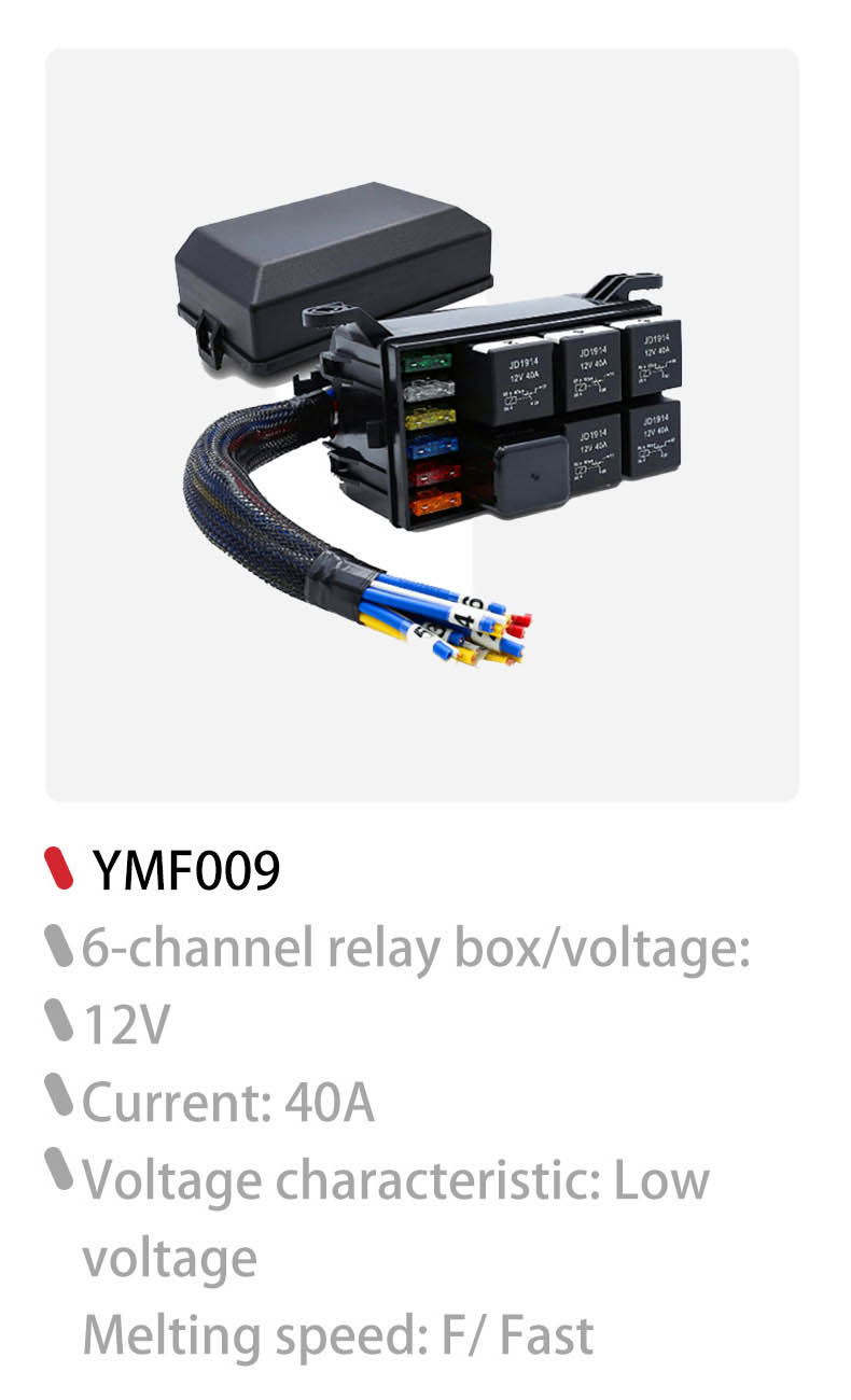 Auto parts fuse and relay box, relay fuse panel, universal fuse and relay box For sale