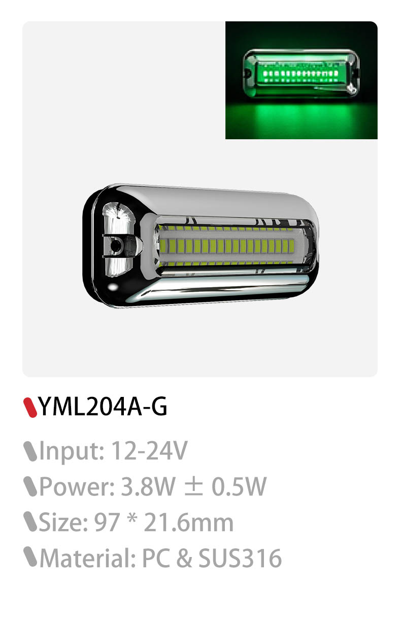 DAMAVO Marine underwater boat green lights for sale