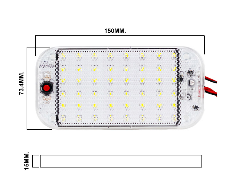 DAMAVO school bus lights, 12 volt lights for campers, bus lights Supplier