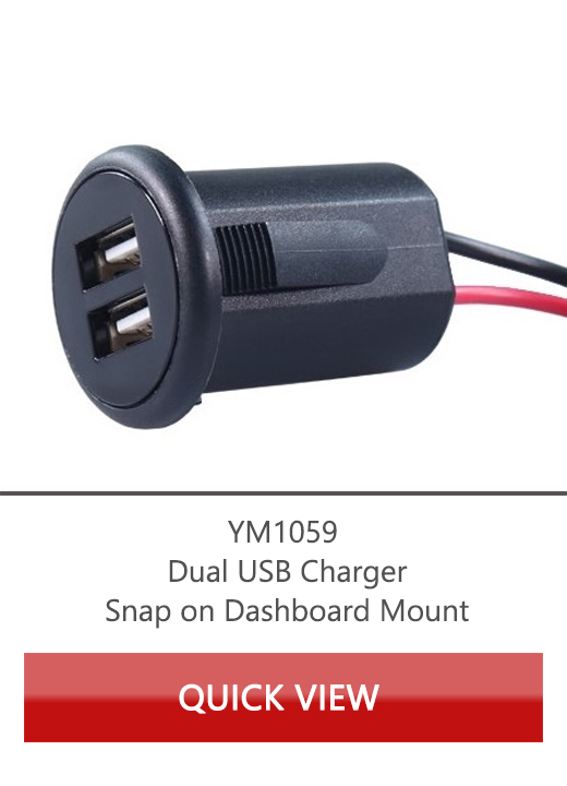 Carregador USB 5A, porta USB C de montagem embutida, carregador de carro USB C portátil factory