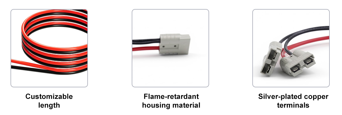 forklift battery cable connector connector battery power plug in for sale