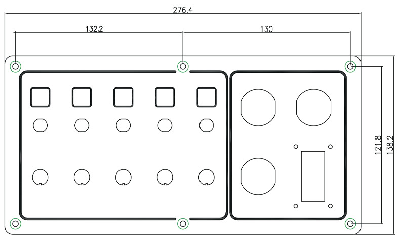 marine toggle switch panel, custom switch panel, switch control panel