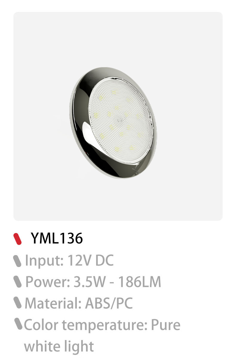 RV Ceiling Lights, Caravan interior lights, Campervan roof light DAMAVO for sale 