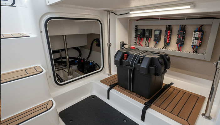 wholesale marine battery box,rv battery box,Boat battery box Factory