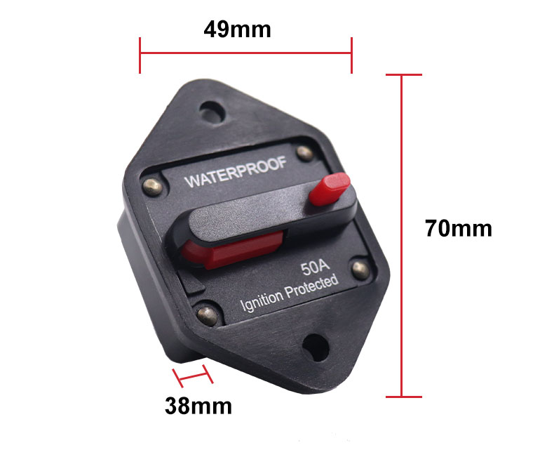 damavo 50 amp breaker,fuse breaker,waterproof 12v circuit breaker Factory