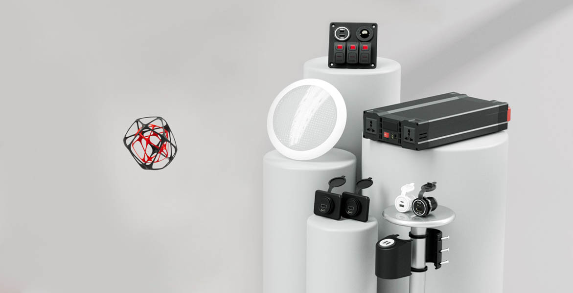 12V automotive power accessories collection
