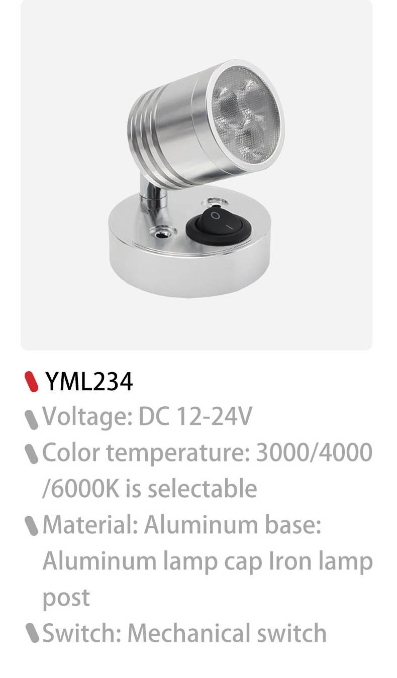 wholesale 12v boat lights interior, 12 volt led interior caravan lights, marine lights for boats Factory
