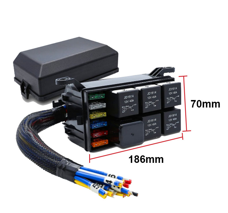 FCC fuse and relay box, relay fuse panel, universal fuse and relay box Manufacturer