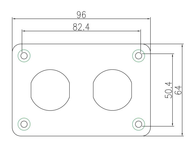 24V 12v marine switch panel, 3 rocker switch panel, aluminium switch panel Supplier