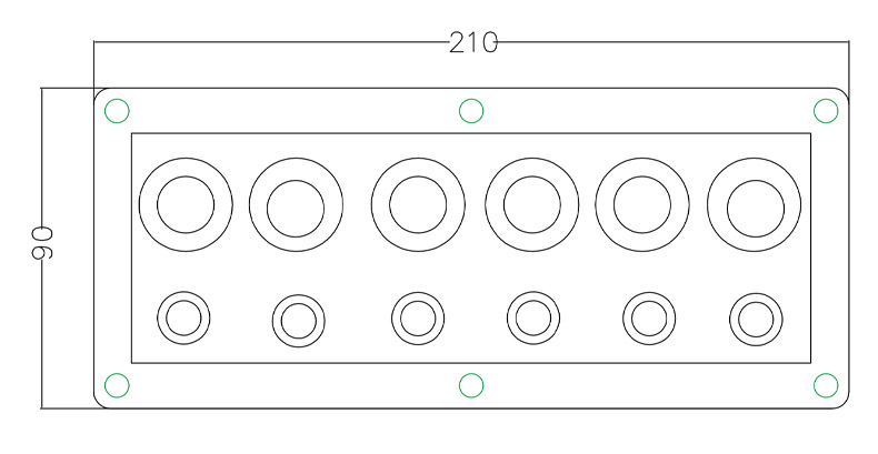 camper switch panel, touch switch panel, 24v switch panel