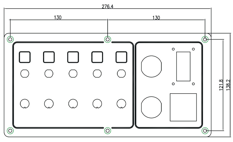marine toggle switch panel, custom switch panel, switch control panel