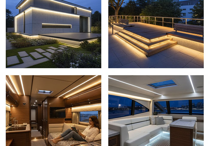 China bus interior lights, custom lights for trucks, 12 volt led strip lights for rv interior Factory