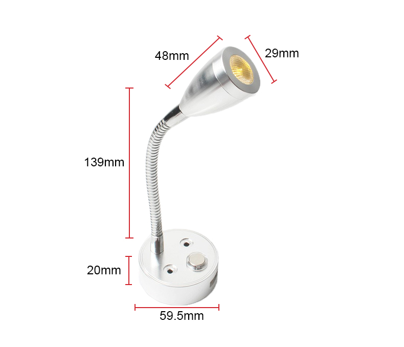 wholesale marine reading lights, rv led lights, 12 volt led marine lights Factory