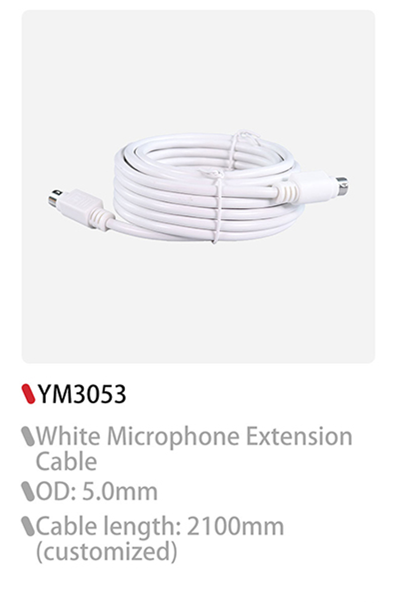 High-Quality coiled 3.5 mm cable, spiral audio cable, xlr extension cable ODM