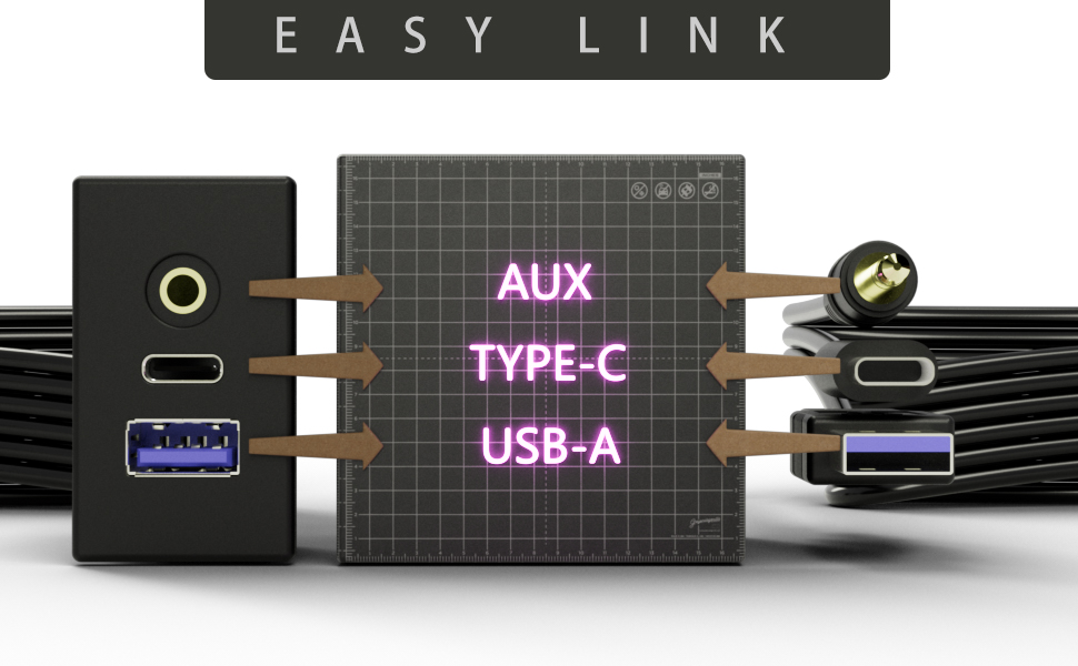 panel mount usb extension ,flush mount dual usb port ,flush mount aux port CE