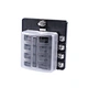 DAMAVO 12V แผงฟิวส์บล็อกการกระจาย DC แผงฟิวส์