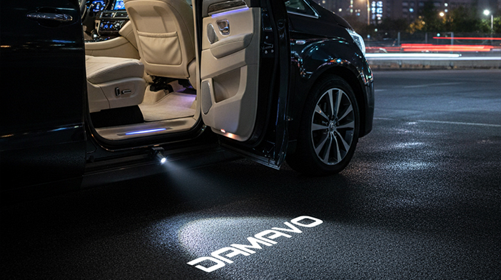12V car door logo lights, car door entry lights, custom led car door lights