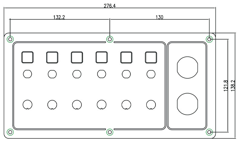 marine toggle switch panel, custom switch panel, switch control panel