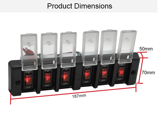 custominzed waterproof marine switch panel for sale