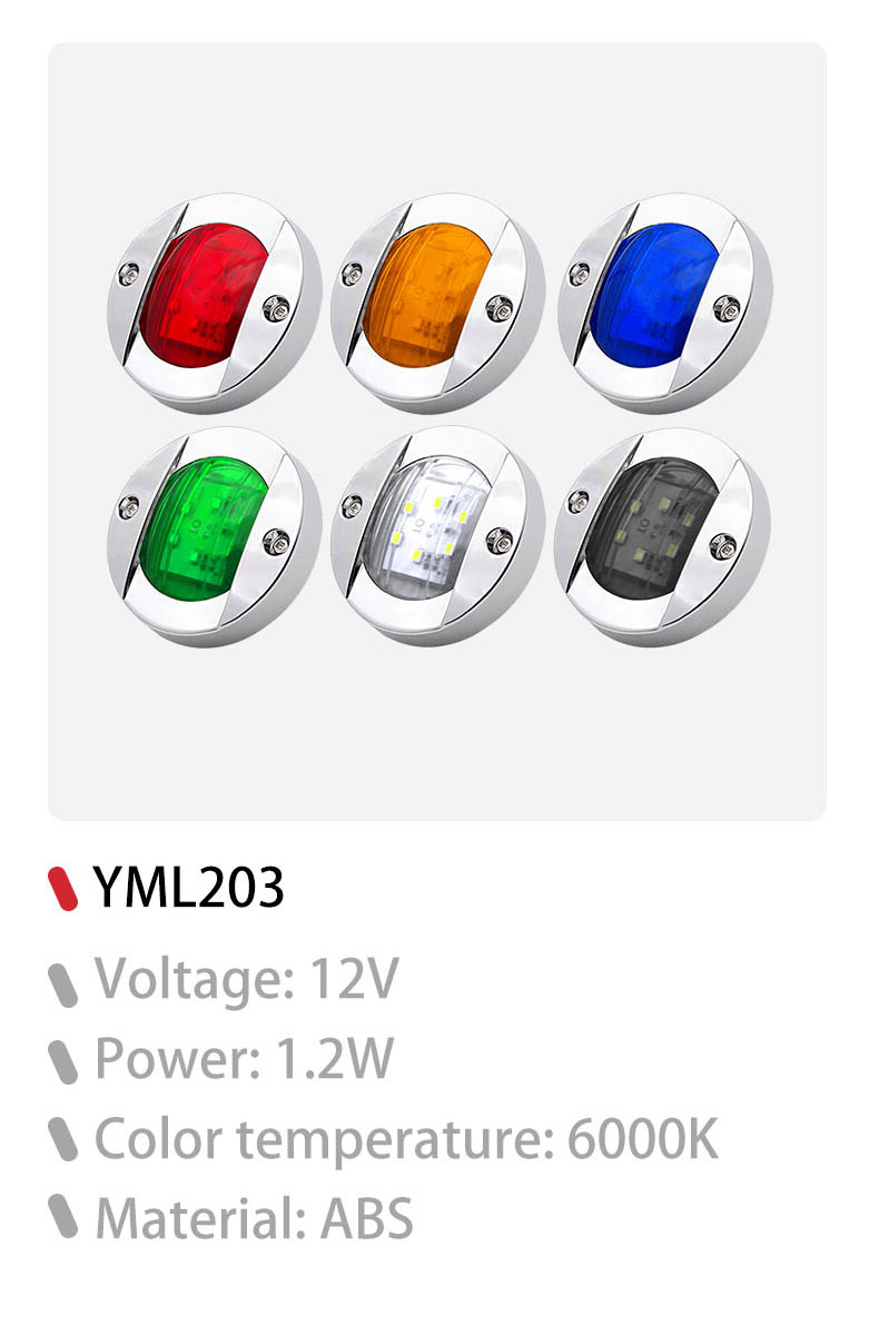lorry side marker lights, truck marker lights, truck signal lights