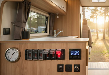 RV waterproof switch panel, custom rocker switch panel, waterproof marine switch panel