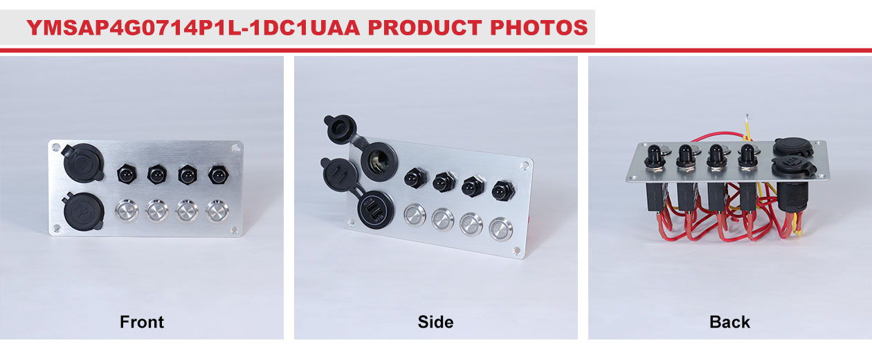 China push button panel, marine push button switch panel, 12v dc switch panel Supplier