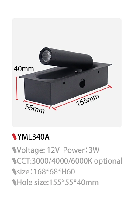 DAMAVO wall mounted reading light,LED wall mount reading light,12 volt wall reading light OEM