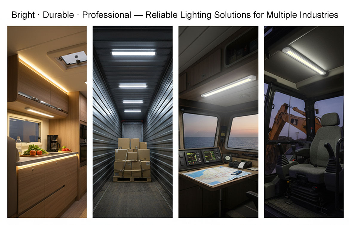 DAMAVO 12v led light bar, bus interior lights, marine light bar Factory