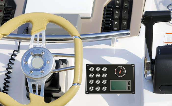 ODM campervan switch panel, 12 way switch panel, metal push button switch Supplier