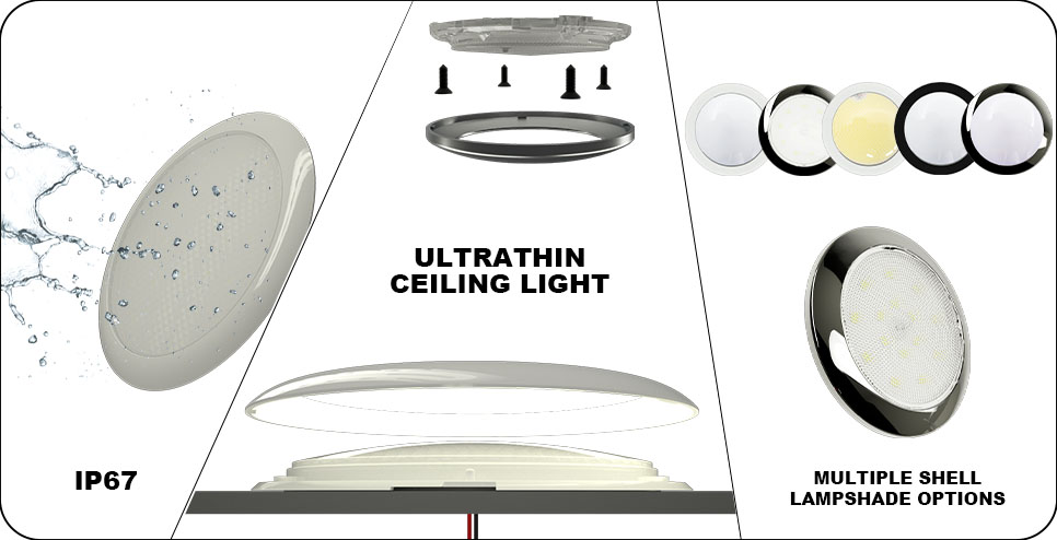 RV Ceiling Lights, Caravan interior lights, Campervan roof light Product Features