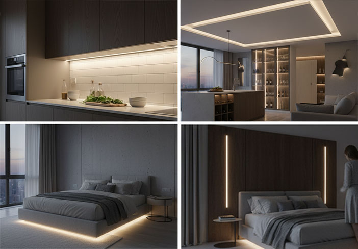 China bus interior lights, custom lights for trucks, 12 volt led strip lights for rv interior Factory