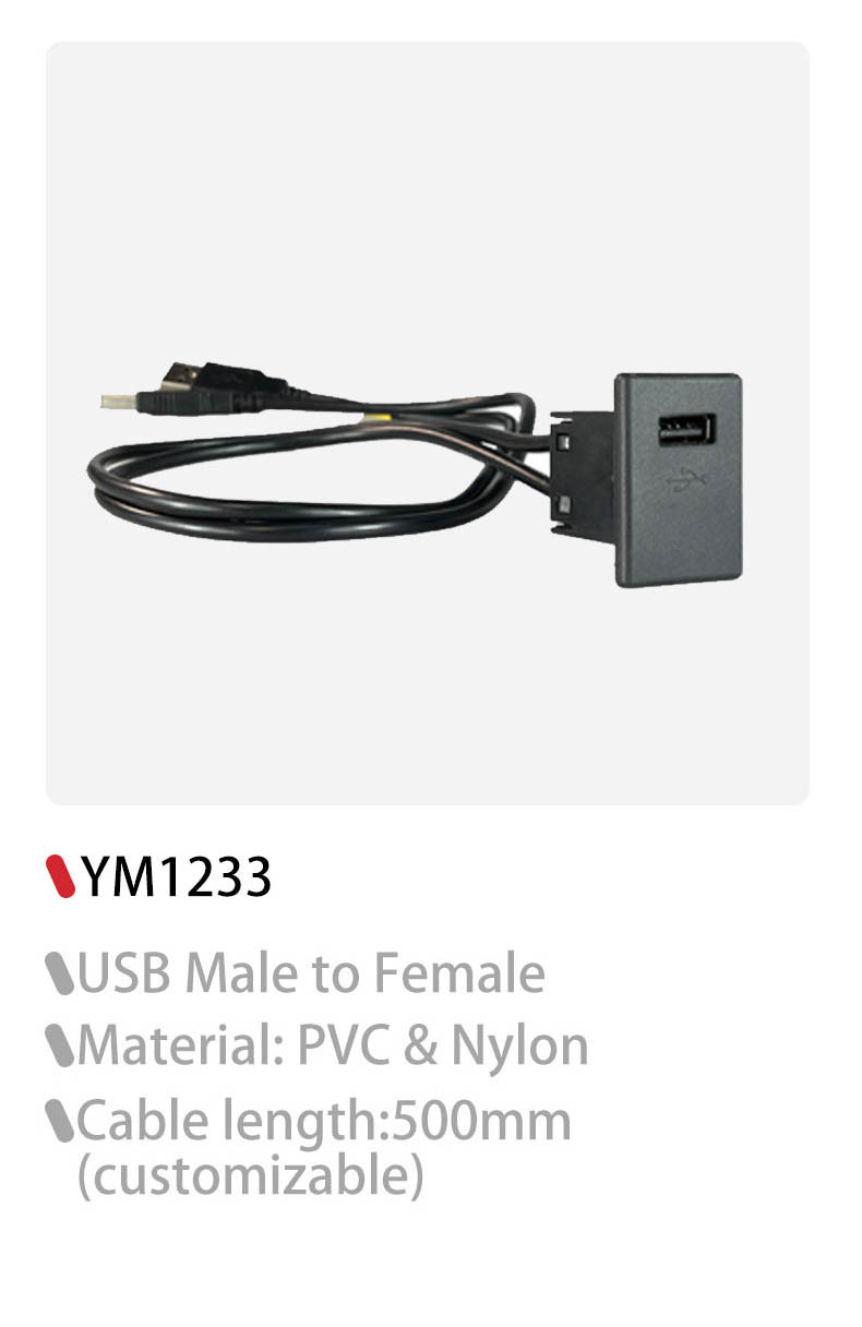 China ash mount USB port, USB c flush mount, flush mount USB c port Factory