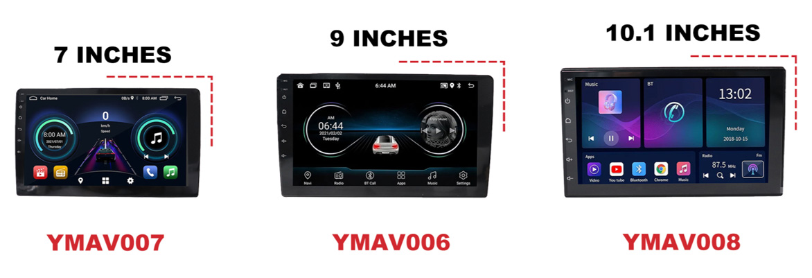 DAMAVO 7 inch car play screen 10 inch touch screen android car radio 10 inch screen car stereo