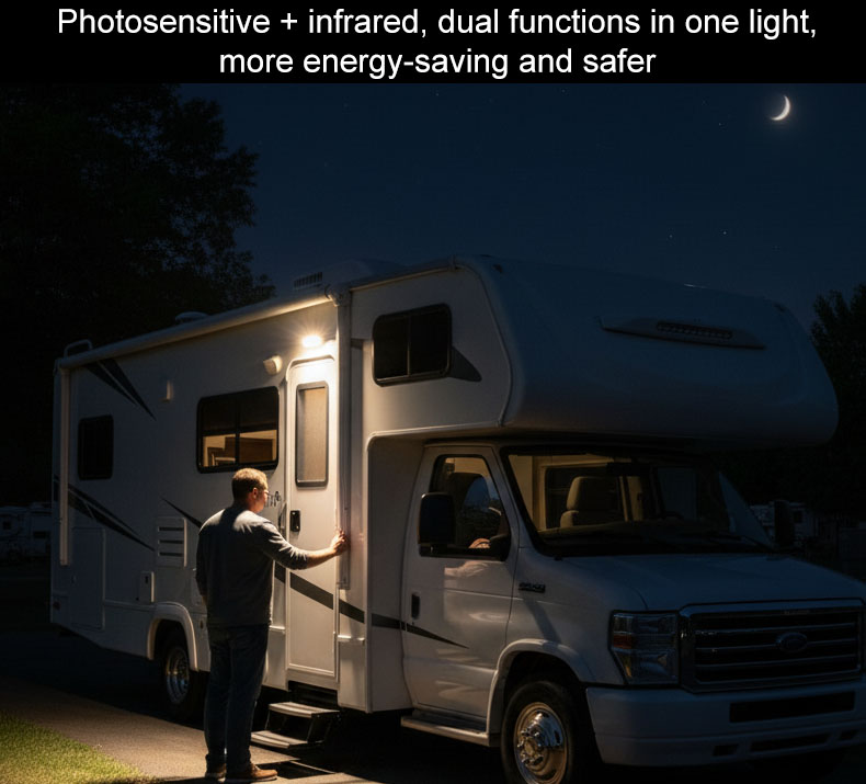 ISO 9001 rv outside lights, rv porch light, rv led porch light Factory