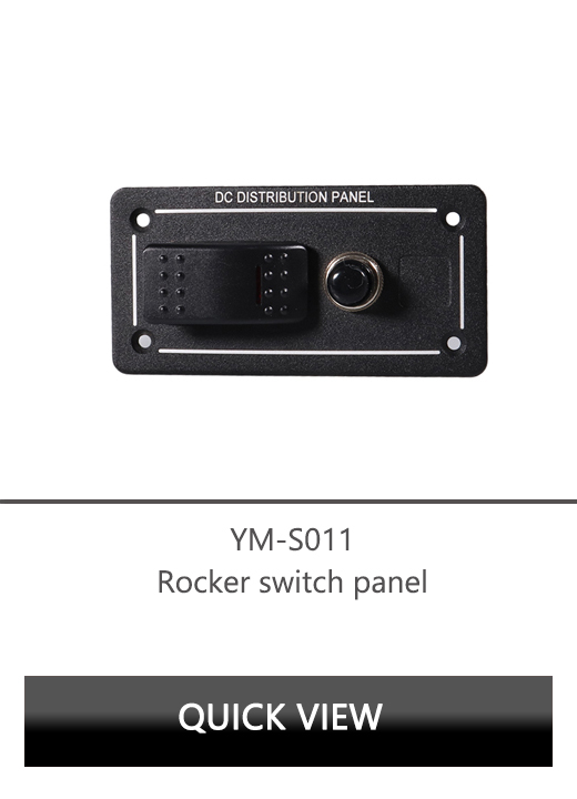 Wholesle boat toggle switch, 4 toggle switch panel, marine 12V toggle switch