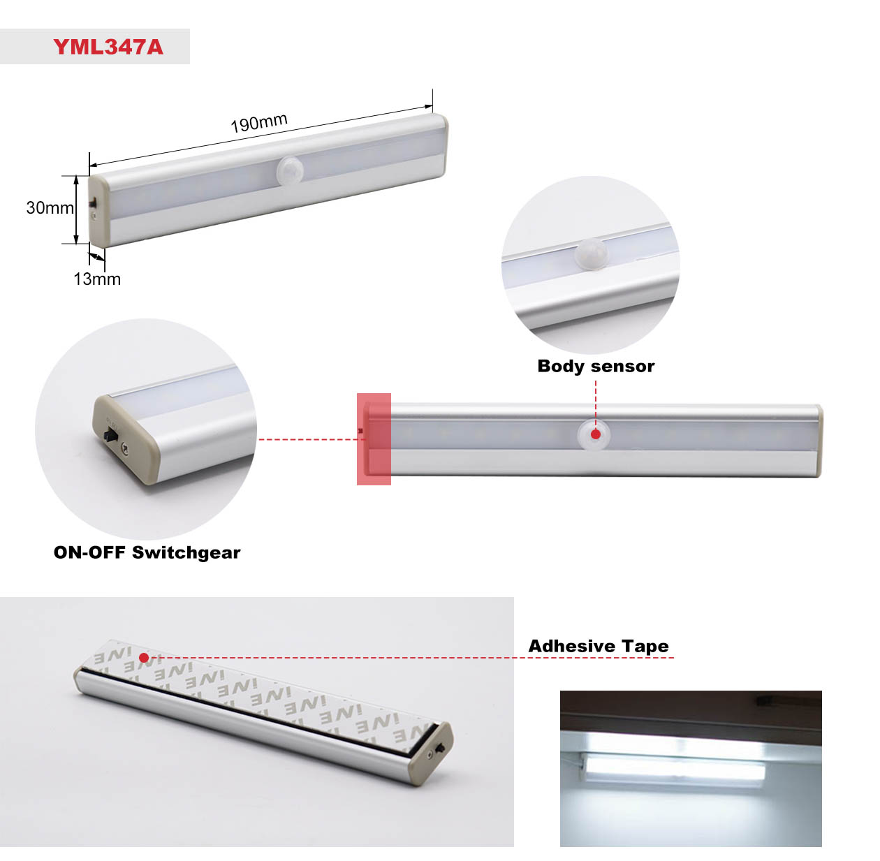 motion sensor closet light battery operated ,led closet motion sensor light ,battery motion sensor closet light