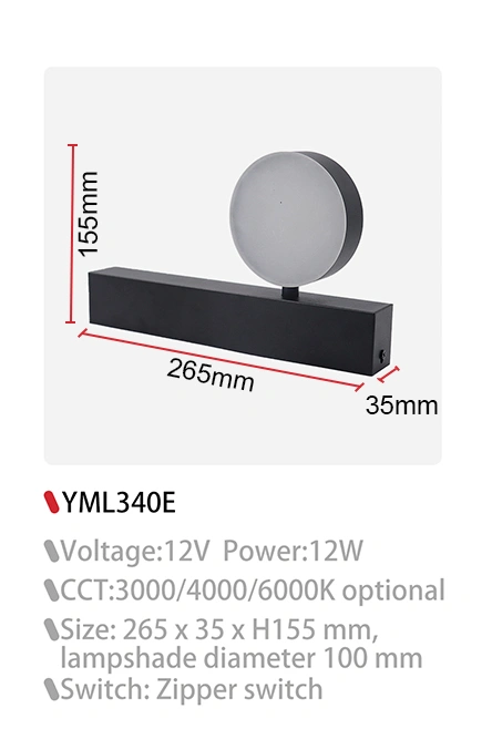 DAMAVO wall mounted reading light,LED wall mount reading light,12 volt wall reading light Support