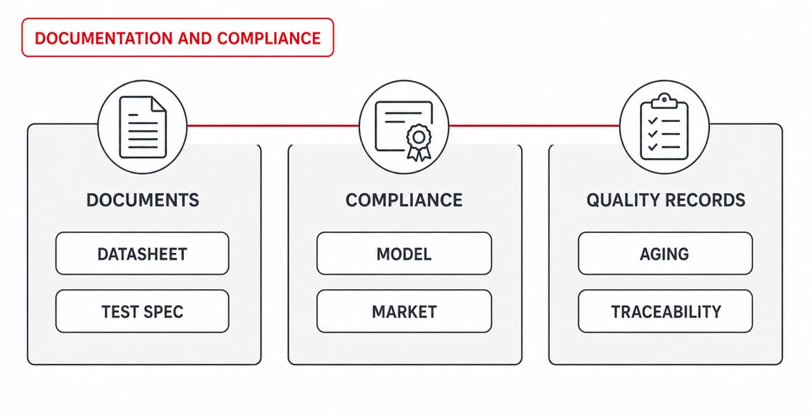 Documentation compliance and quality records